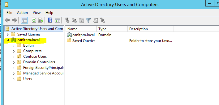 active domain directory services not available