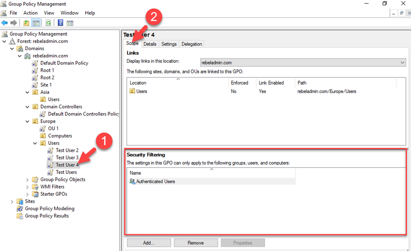 Authenticated Users Group Having Issues With Group Policy Being Authenticated Users Group Having Issues With Group Policy Being