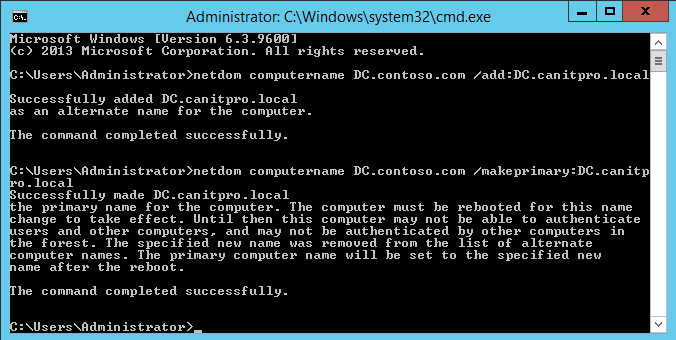 Command completed. Technet Microsoft. Netdom renamecomputer утилита. Setup exe директория установки.