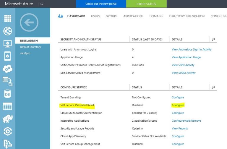 Step by Step Guide To Configure Self service Password Reset In Azure AD 
