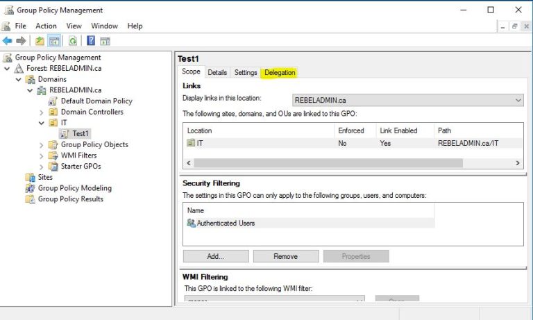 Step-by-Step Guide to exclude user or user group from group policy ...