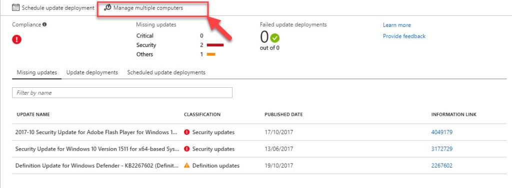 Update Management for Azure VM - REBELADMIN