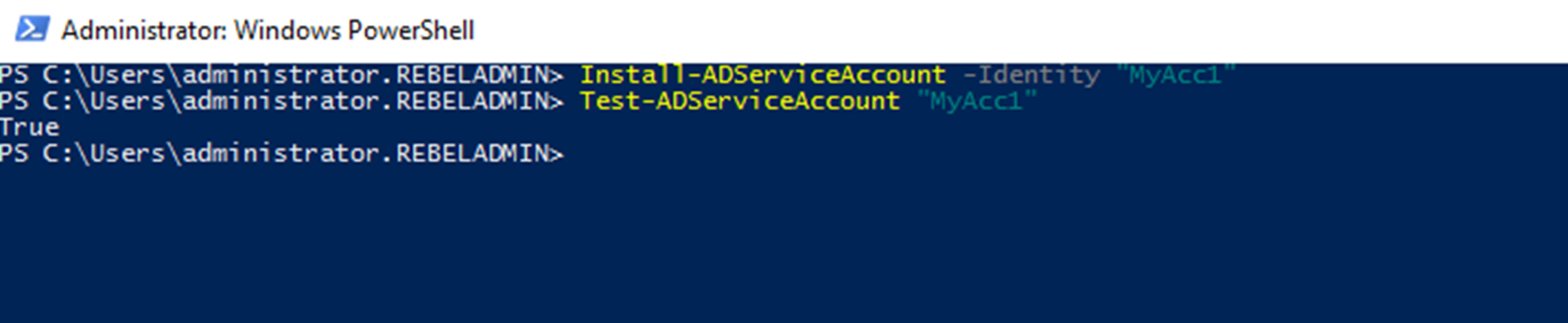 Active Directory Managed Service Accounts (PowerShell Guide) - REBELADMIN