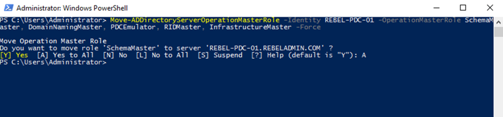 move pdc to new server move pdc to new server