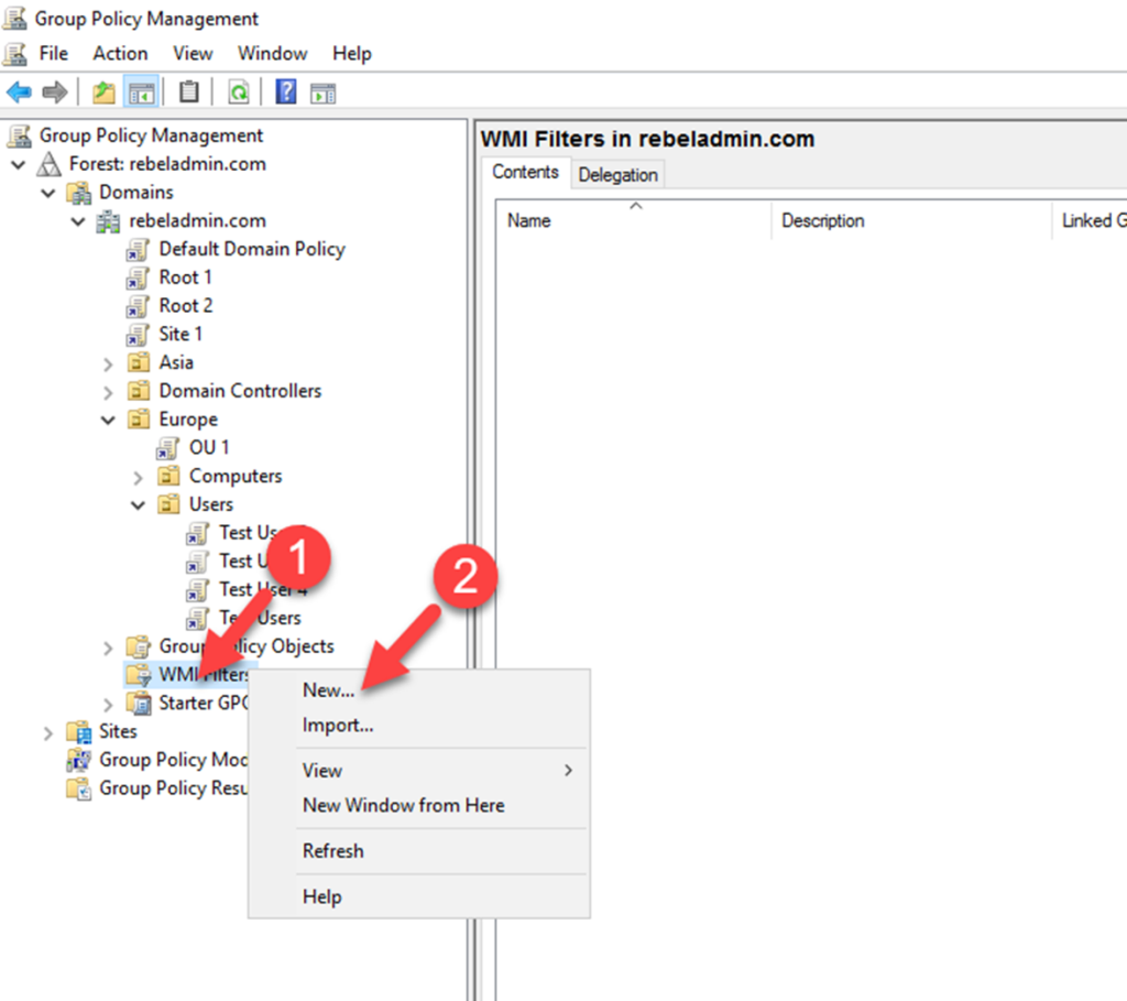 Group Policy WMI Filters in a nutshell Technical Blog REBELADMIN