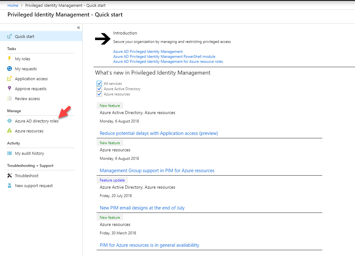 temporary role assignment azure