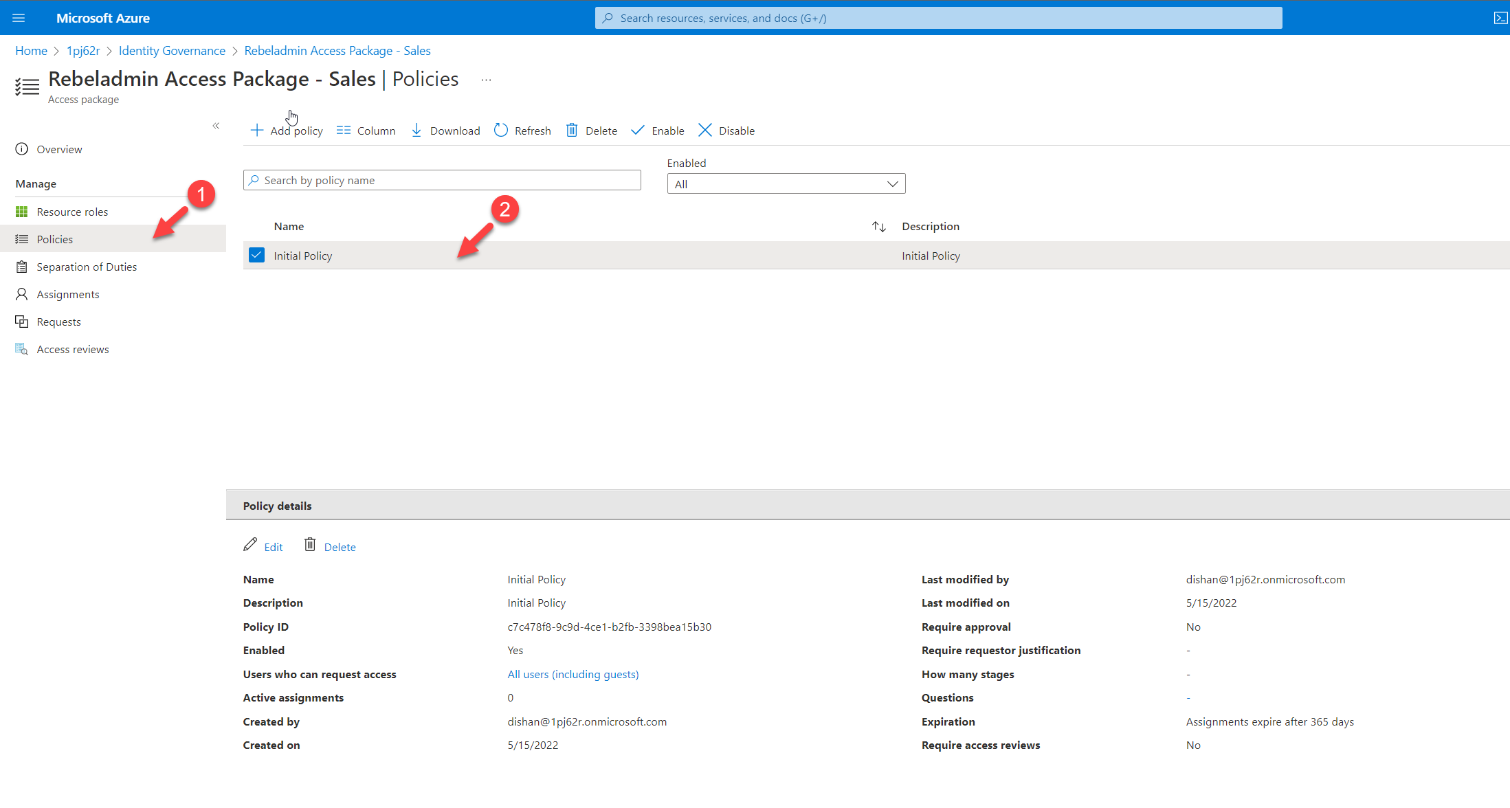 Azure AD Entitlement Management – three-stage approval process for access packages