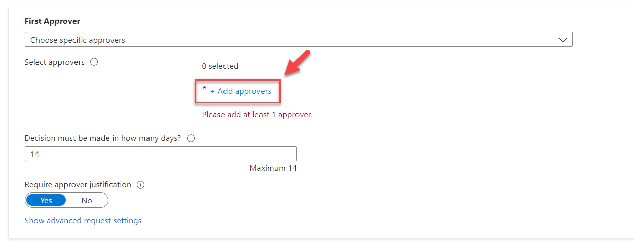 add first approver