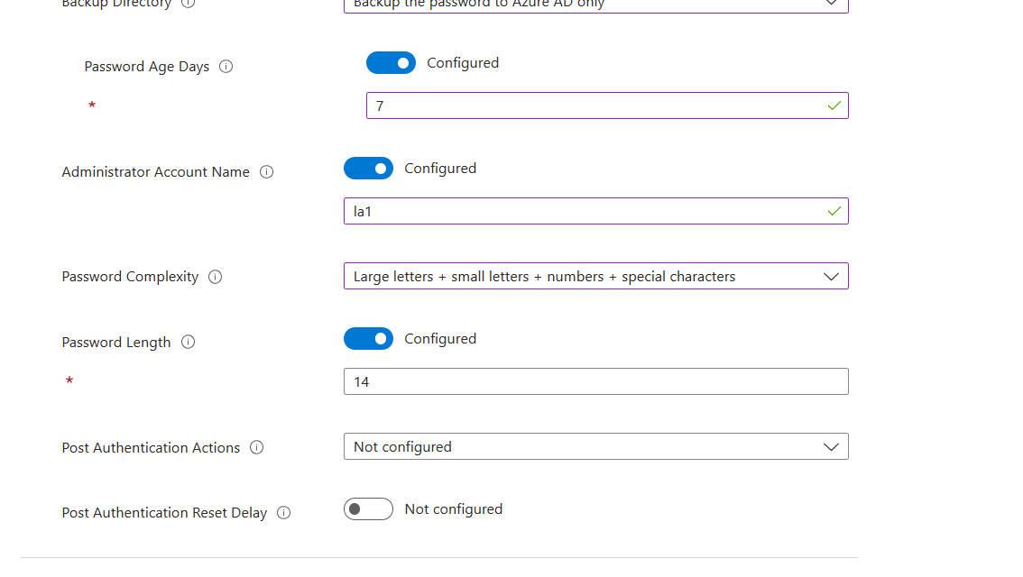 Configuring Windows LAPS with Azure AD using Microsoft Intune